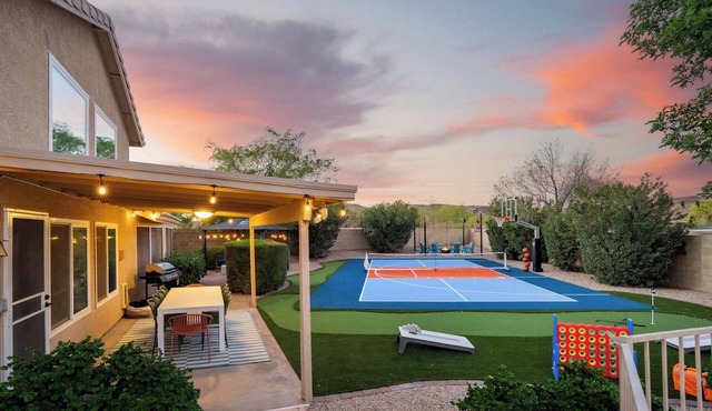 Desert Oasis | Pool, Spa, Pickleball + Theater