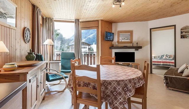 Direct access slopes La Clusaz, 3 rooms, pets allowed in La Clusaz