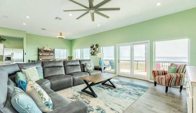 Elevator, 2 Decks, Gulf Views all Bedrooms & More - Private Beachfront Home