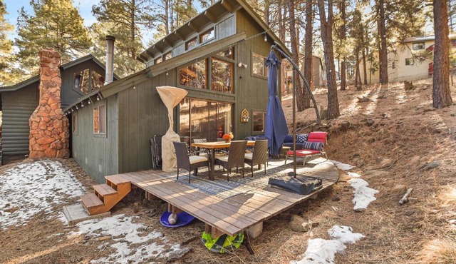 Enchanted Forest Super Cozy Cabin on 2 Acres Sledding Hills Tree Swing Pool Table