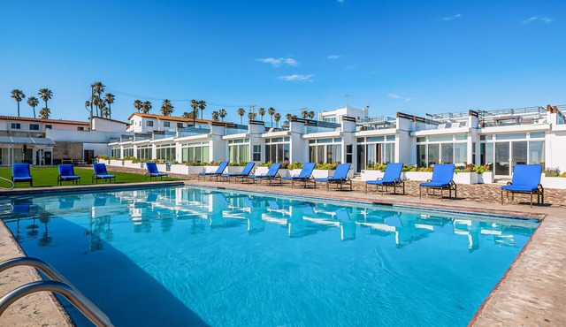 Fantastic dog-friendly home with heated pool, hot tub, partial ocean view, patio