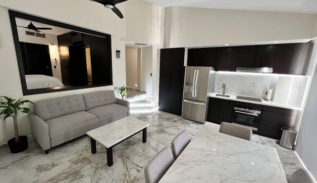Fully renovated top floor oceanfront condo.