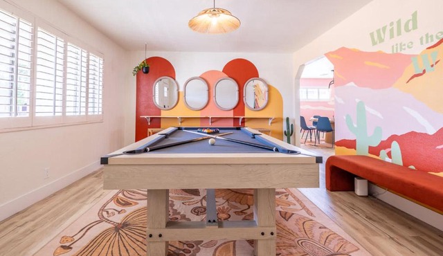 Fun Themed Home With Games and Cowboy Pool