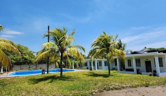 Hostel With Pool And Free Parking Near The Sea