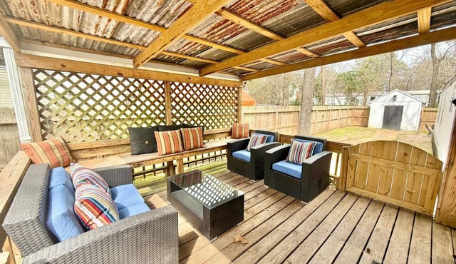 Lake Conroe 3BR | Boat Ramp, Fire Pit, Fenced Yard, Sleeps 8, Pet-Friendly