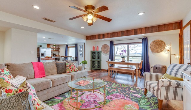 Lakefront Graford Home w/Fire Pit + Private Dock!