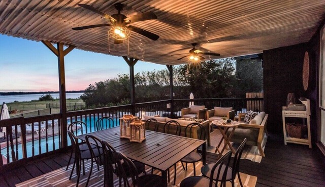 Lakefront Luxe 6BR/4.5B Home with Pool & Hot Tub