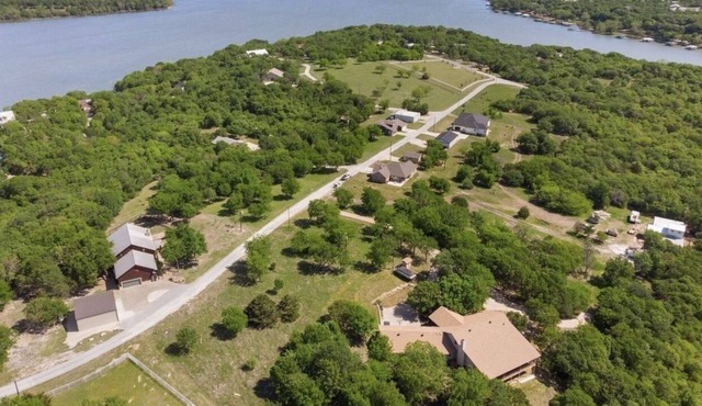 Large upscale lake home retreat with plenty of space and privacy.