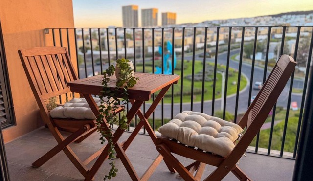 Loft en Zibata con Vista Alberca y Gym