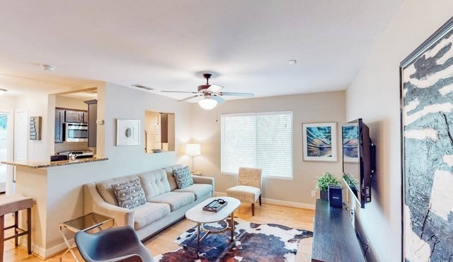 Lovely Austin condo close to downtown with streaming, W/D, central AC, & WiFi