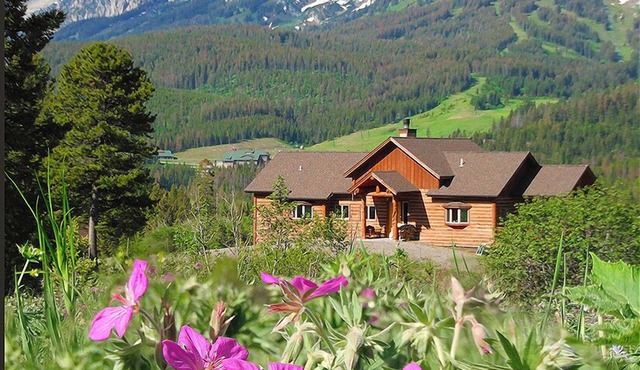 Luxury Log Cabin Bridger Vista Lodge Enjoy the mountains in comfort Text to Save