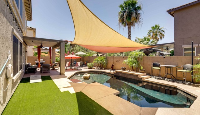 Modern Gem w/Fire Pit: 3 Mi to Goodyear Ballpark!