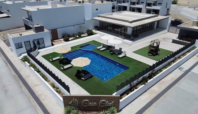 Modern house with 3 bedrooms, pool, La Paz BCS