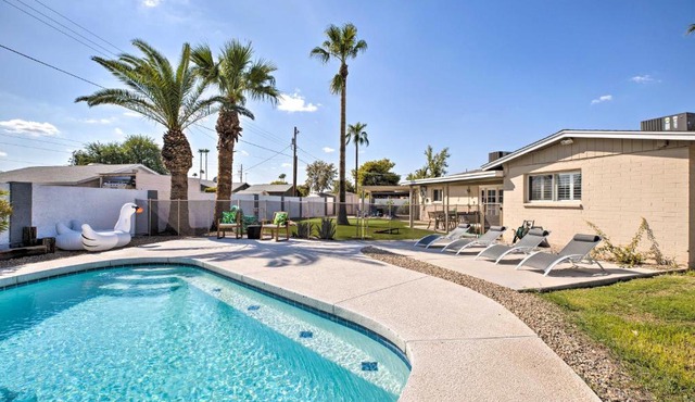 Modern Scottsdale Gem w/Pool, Games, Patio & More