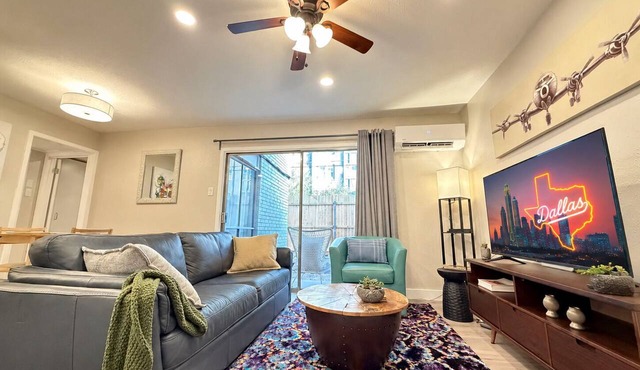 Near Dallas Market Center & Walk to Vibrant Cedar Springs Strip w/Gated Parking