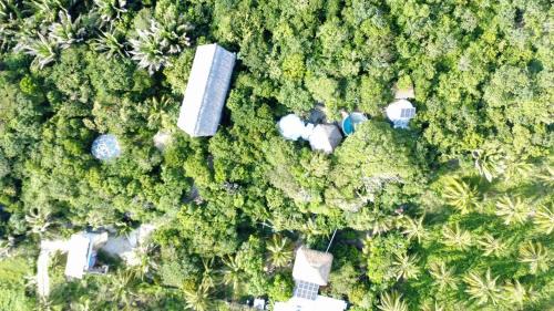 New Ruins Off-The-Grid SuperAdobe Domes with Pool