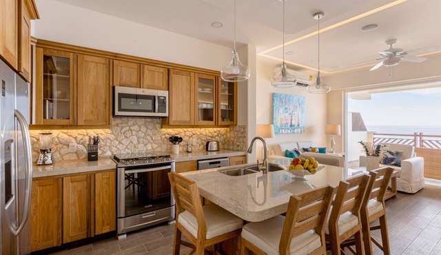 Ocean Front 1 Bedroom Residence (New Model) with Resort Amenities!