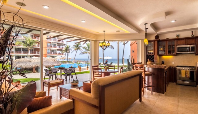 Ocean View 2 Bedroom Residence with Resort Amenities Just Steps from the Beach!