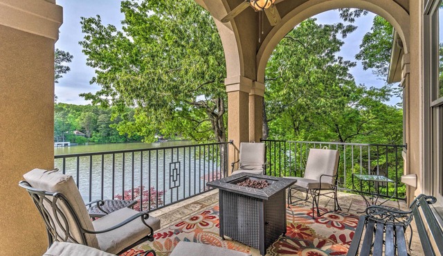 Private Dock + Water Views: Hot Springs Abode!