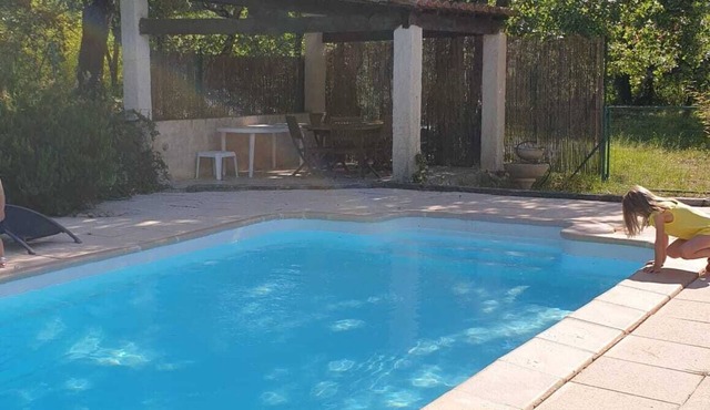 Provencal country house surrounded by greenery with private pool in Camps-la-Source