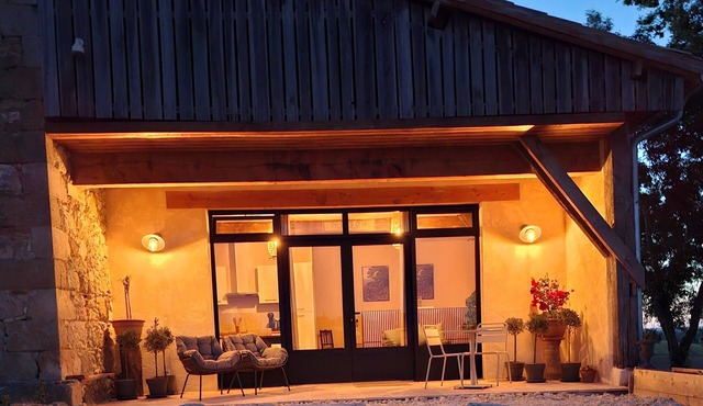 Que Pour 2, Cottage/studio Le Bonheur, 1-bedroom with swimming pool and AC Gers in Mauroux