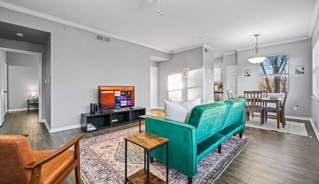 Radiant 2BR 2BA Apartment with Pool and Comfort
