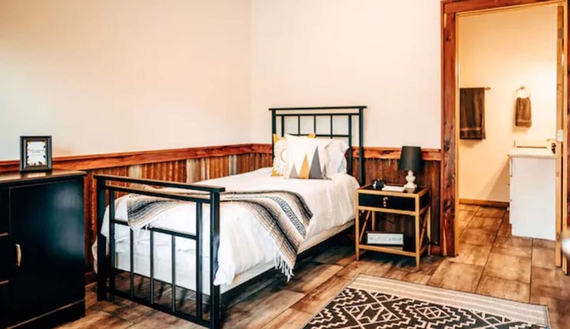 REFRESH. Hotel-Style Room on Beautiful Private Campground. Stone 4.