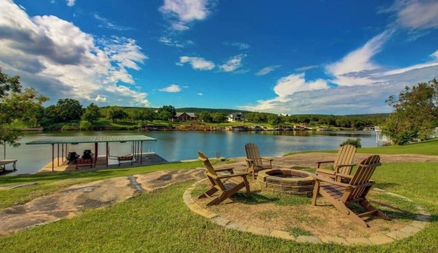 Renovated waterfront home with WiFi, lake views, dock & boat lift - dogs OK