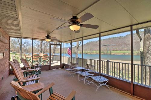Scenic Riverview Getaway w/Screened Porch!
