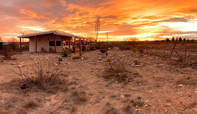 Sunset Ranch, a private acre lot facing open ranch land and high planes desert
