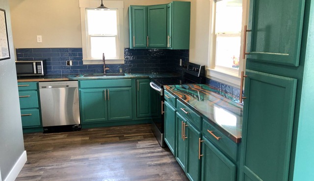 Unique downtown Fruita apartment with bike storage!