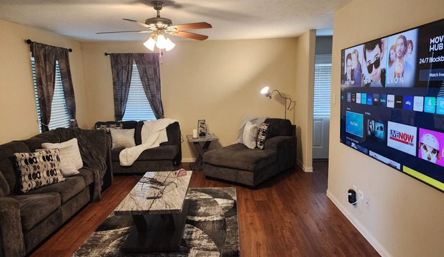 Unique, spacious and well furnished 3-bedroom house in a quiet area of Houston.