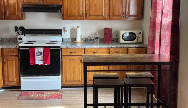 Vacation Condo #2 2BR with full kitchen, walk to river and shops, pets welcome