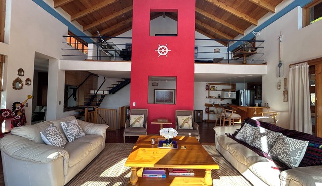 Waterfront Villa located at Lake Atitlan, in Tzununa, Overlooking the volcanos.