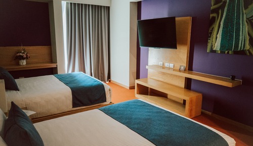Double Room, 2 Double Beds, Non Smoking