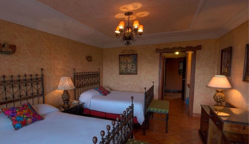 Basic Room, 2 Double Beds, Garden View