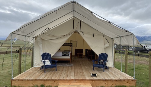 Deluxe Tent, Pets Allowed, Mountain View