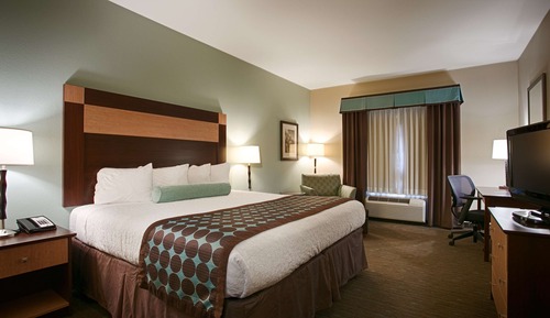 Standard Room, 1 King Bed, Non Smoking, Refrigerator & Microwave