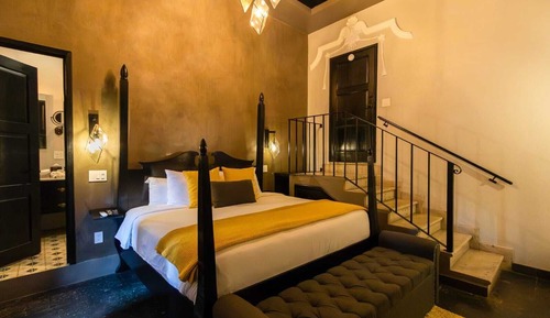 Comfort Double Room, 1 King Bed, Fireplace, Courtyard View, GENOA