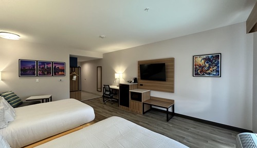Standard Room, 2 Queen Beds, Non Smoking, Refrigerator & Microwave (Pet Friendly)