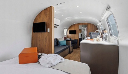 Mobile Home, Courtyard View