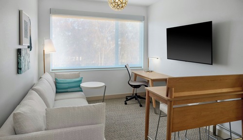 Suite, 1 King Bed with Sofa bed (Mobility Accessible, Roll-In Shower)