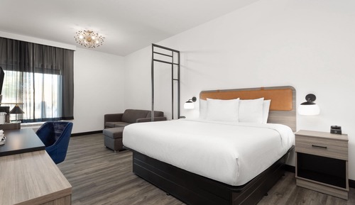 Suite, 1 King Bed with Sofa bed, Accessible, Non Smoking (Mobility, Tub w/ Grab Bars)