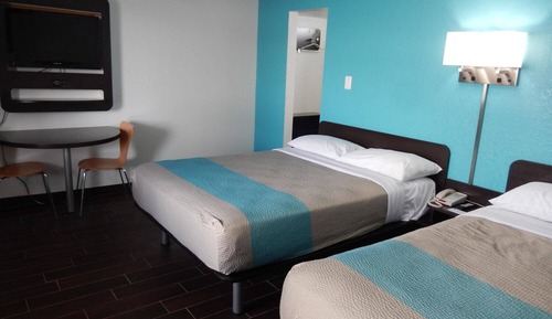 Standard Room, 2 Queen Beds, Non Smoking, Refrigerator & Microwave