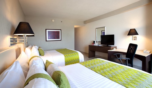 Standard Room, 2 Double Beds (Volcano View)