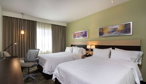 Room, 2 Double Beds, Refrigerator