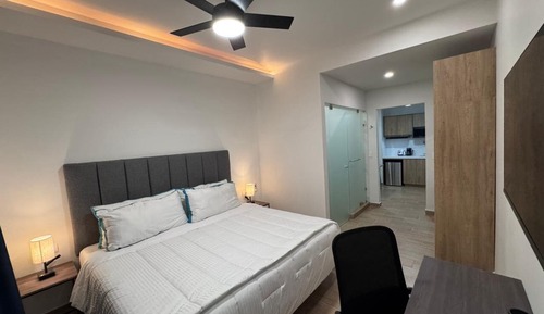 Superior King Size Bed with Work Area
