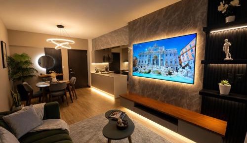 Two-Bedroom Apartment with Balcony and Terrace