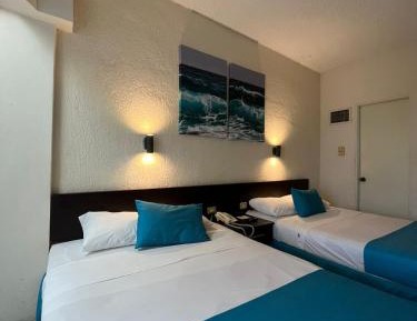 Double Room with Two Double Beds and Ocean View - Non-Smoking