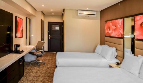 Double Room with Two Double Beds with City View